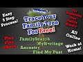 Trace Your Family Tree for Free Online: 5 Step Process (2020)