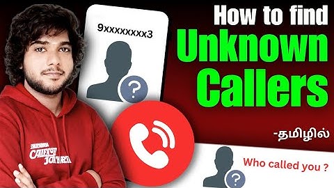 How to find unknown caller details tamil | How to View mobile number details tamil | unknown caller