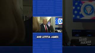 Trump loses big on Comey and James, pretends it is fine #shorts