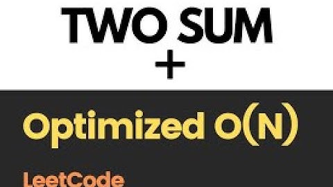 Two Sum - Leetcode 1 - HashMap - Java