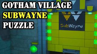 Gotham Village Subwayne Guide - LEGO Batman: Legacy of the Dark Knight