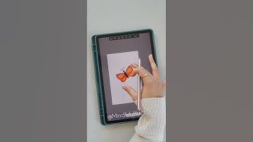 How To Draw Butterfly in Sketchbook Easy #digitalart #drawing #doodle #art #surfacedesign #shorts