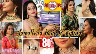 Amazon heavy jewellery haul | wedding season | NEW design bridal jewellery