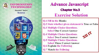 XII IT Chapter No.3 Exercise Solutions | Advance JavaScript Exercise Solution | #XIIitchapter3 screenshot 4