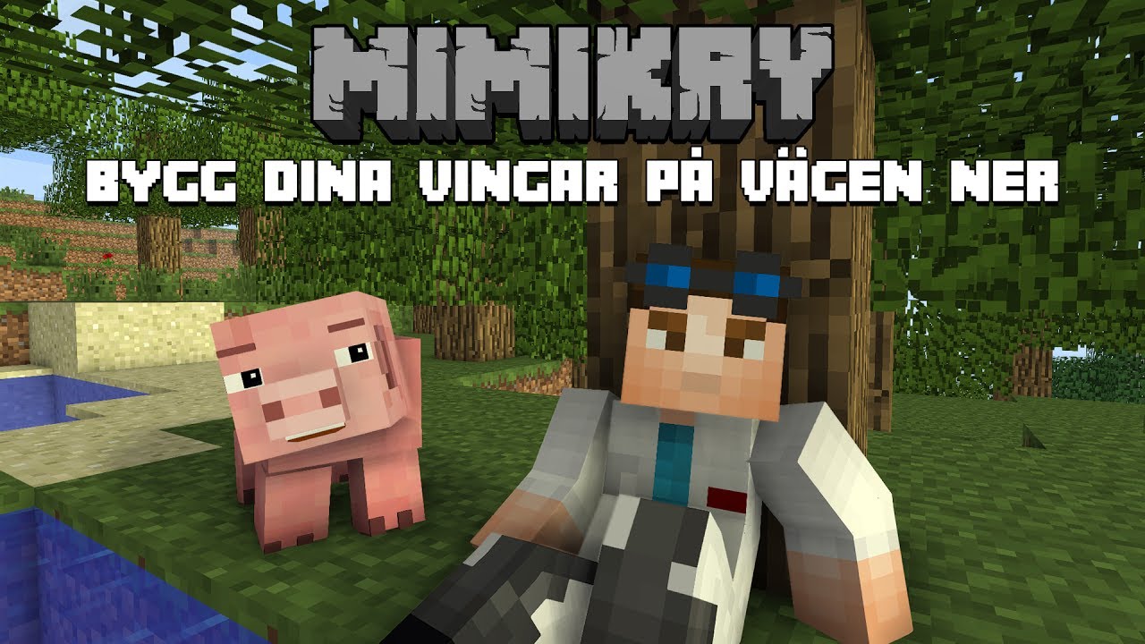 Mimikry - Bygg dina vingar på vägen ner [Minecraft Music Video]