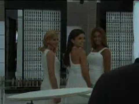 Making of Loreal Paris commercial with Beyonce and Elizabeth www eva longoria net ru