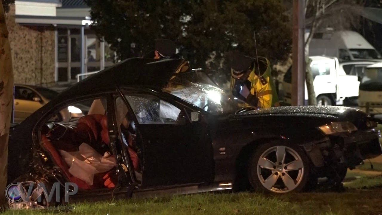 One dead after car collides with tree in Highland Park - YouTube