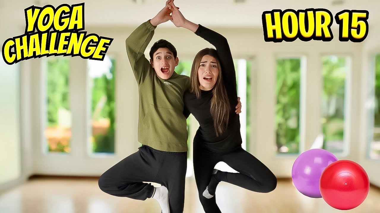 Экстремальный йога-челлендж *Самые безумные позы*