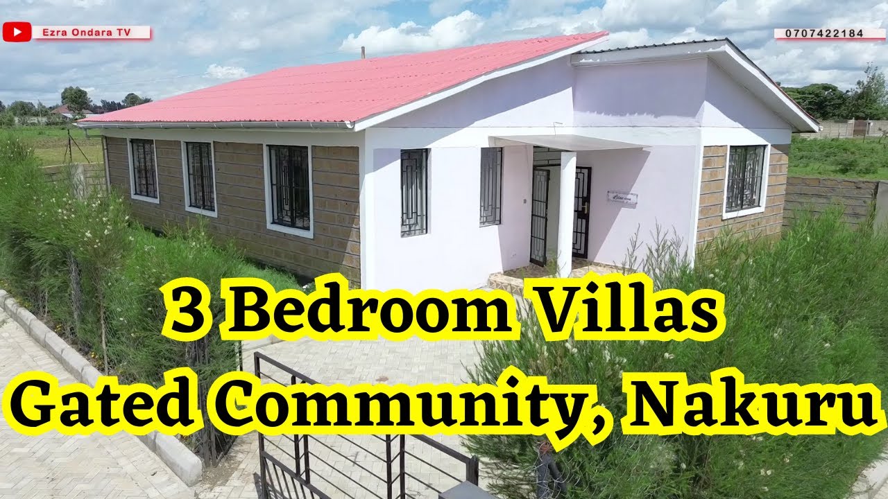 Touring the Most Spacious 3 Bedroom Villas in a Green Gated Community