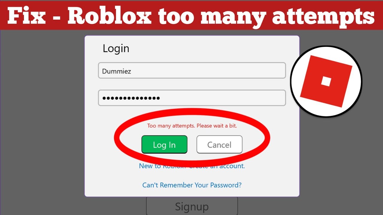 How to FIX Roblox Login Error  Fix Roblox Login Problem (2022