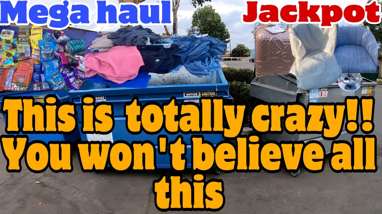 Рыться в мусорных баках — это безумие!!! Магазины-миллионеры выбросили всё это. Вы не поверите.