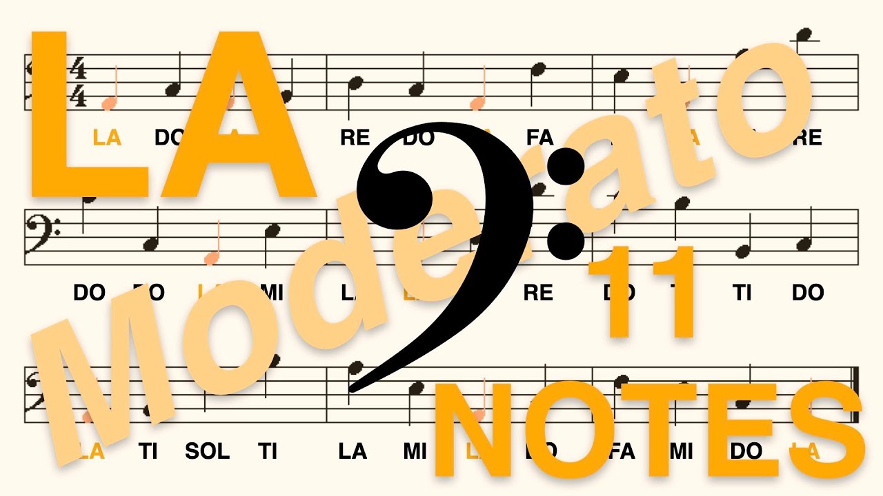 Bass (F) Clef, Do Re... (Ti): Learn to Read the LA Note in Less Than 2 ...