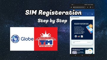 SIM CARD REGISTRATION for GLOBE | STEP BY STEP 🇵🇭