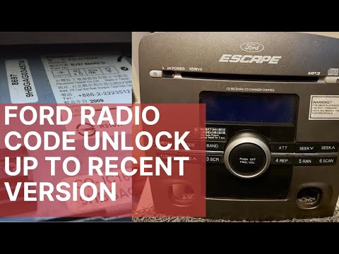 Disassembling The Dash Board and Fixing Ford Radio Code with english Cc