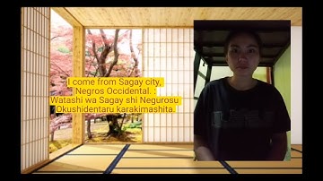 Video Output #2: Jiko Shoukai (Self Introduction)