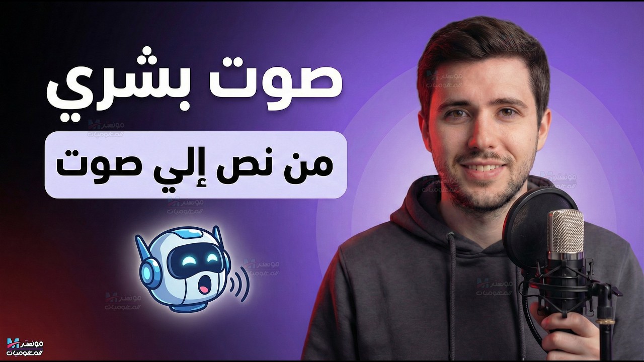 تحويل النص إلى صوت بالذكاء الاصطناعي | تعليق صوتي عربي بشري واقعي