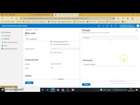 Lesson371-Power Apps Portal-Create And Delete User Azure Active Directory-Power Apps 1000 Videos