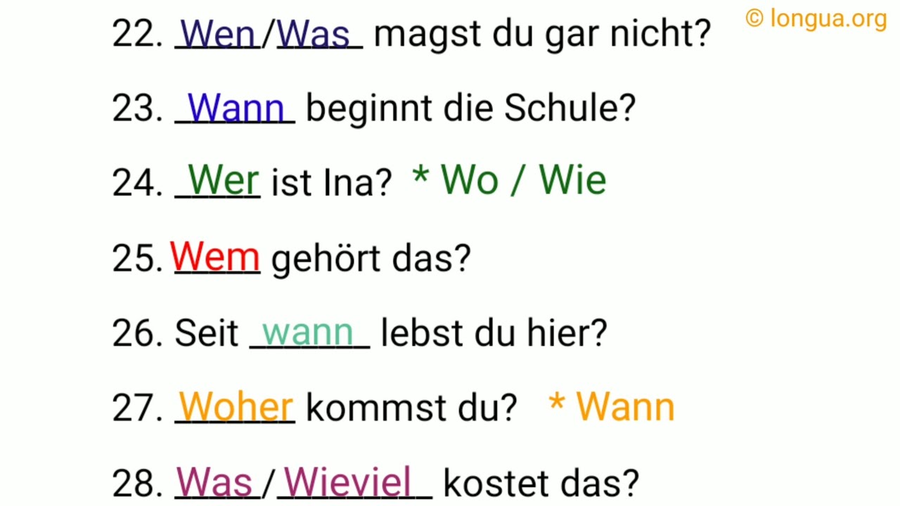 Fragew rter Und Fragen Was Wer Wen Wem Wessen Wann Wo Woher fragew-rter-und-fragen-was-wer-wen-wem-wessen-wann-wo-woher