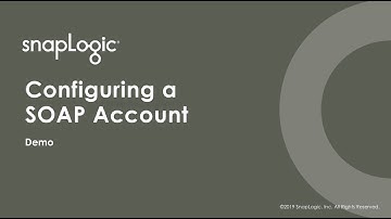 Configuring a SOAP account