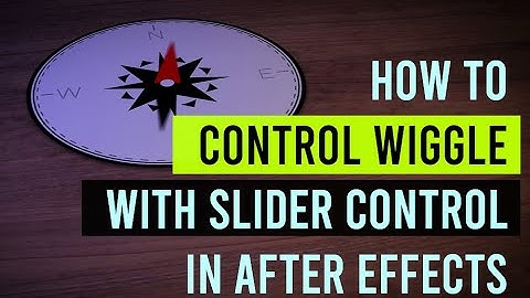 How to control wiggle with slider control in After effects