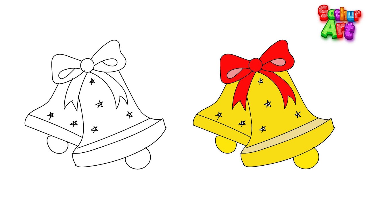 Learn how to draw Christmas Jingle Bells Simple steps to draw