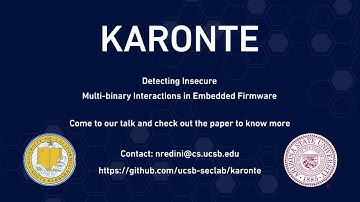 KARONTE: Detecting Insecure Multi-binary Interactions in Embedded Firmware