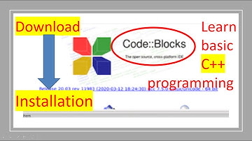 C++ programming basic part 1 / Code Blocks software/ Downloading and installing