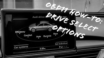 Enabling Hidden Drive-Select Options with OBD11