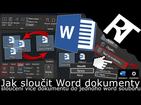 Jak spojit více Word dokumentů do jednoho – Sloučení dokumentů ve Wordu (tutoriál)