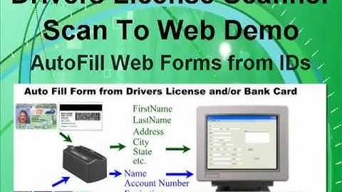 Drivers License Scanner to Web Page - Scan2Web IDWedge