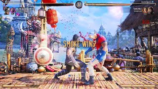 Mortal Kombat 1 Peacemaker Vs Smoke (Huntress)