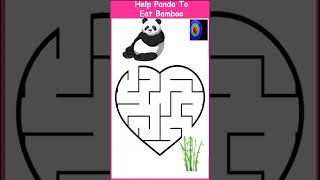 Help Panda To Find Bamboo Simple Maze #shorts | Brainy Games | ChikooBerry screenshot 5