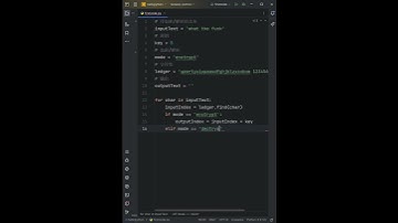 【1分钟学Python】古典的文本加解密  #编程  #python #pythonprogramming  @shadyYYDS