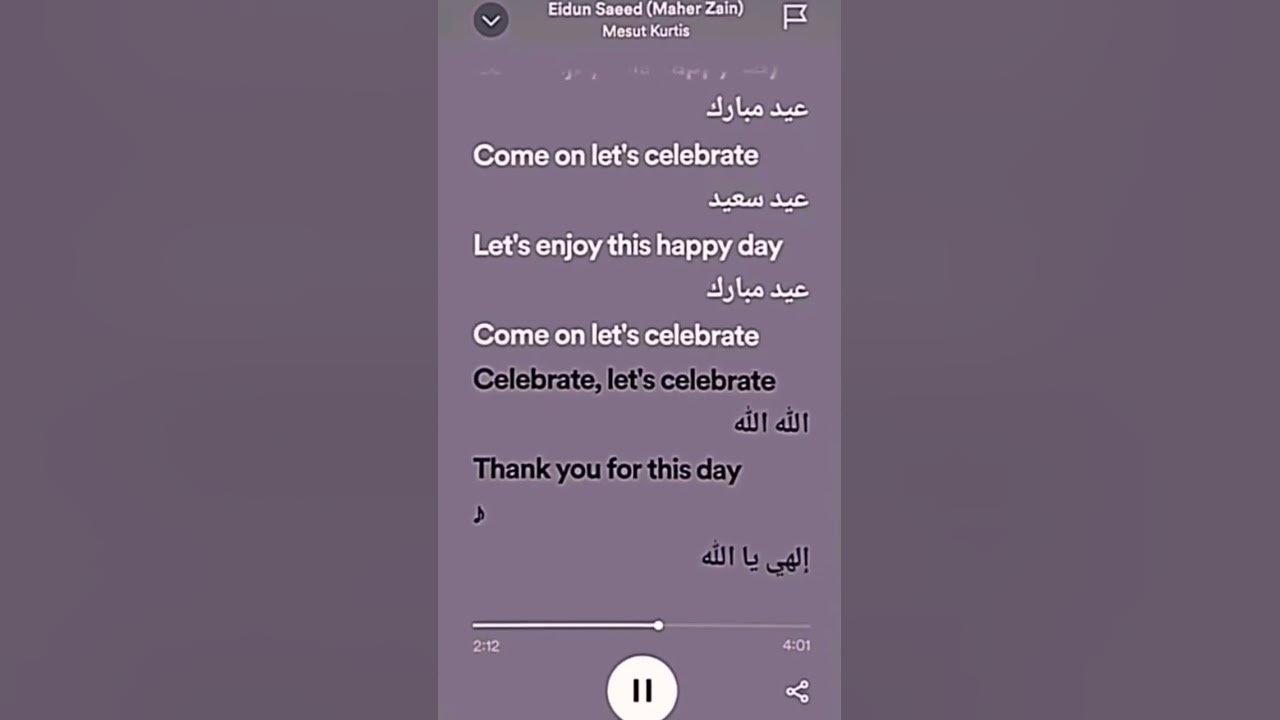 Eidun Saeed (Maher Zain)   By: Mesut Kurtis