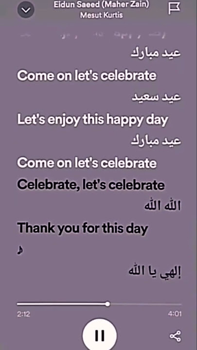 Eidun Saeed (Maher Zain)   By: Mesut Kurtis