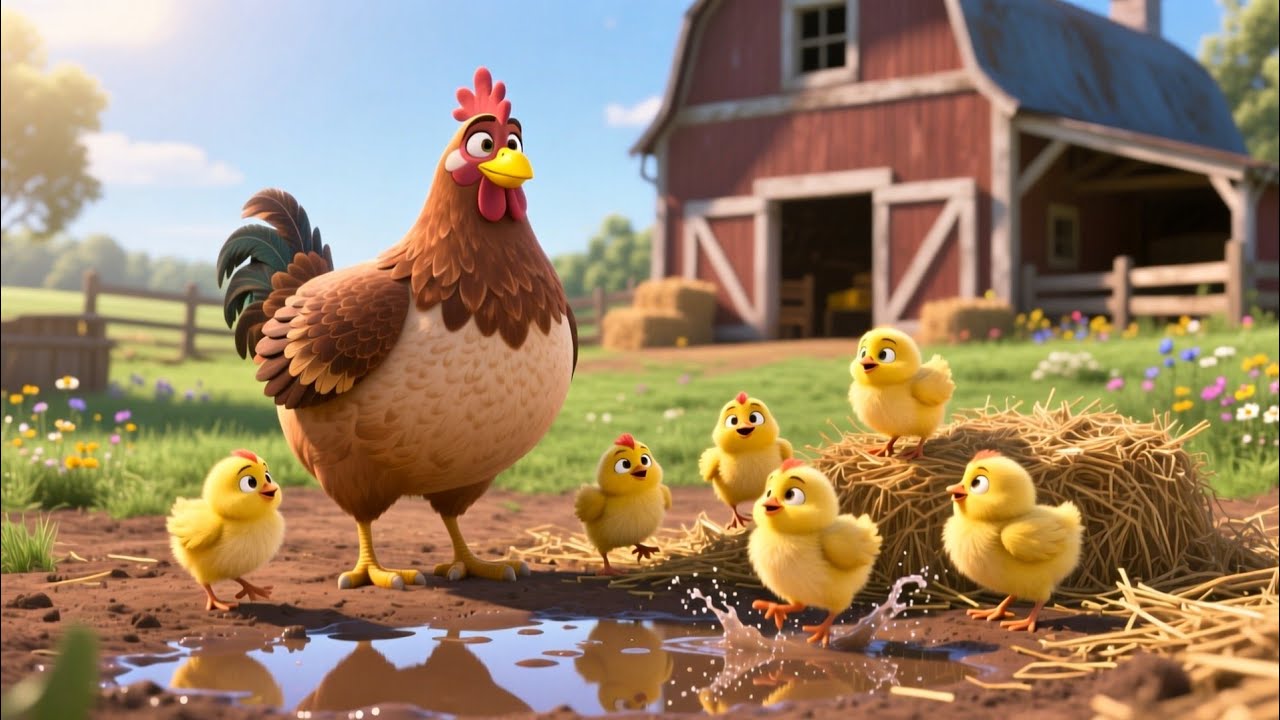 Five Little Chicks | Fun Counting Song for Kids | Cute Sing-Along Nursery Rhyme for Toddlers