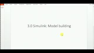 3. Simulink : Model Building
