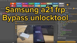 Samsung A21 New Method, FRP bypass with unlocktool 2024 october. Samsung A21U1 One click solution