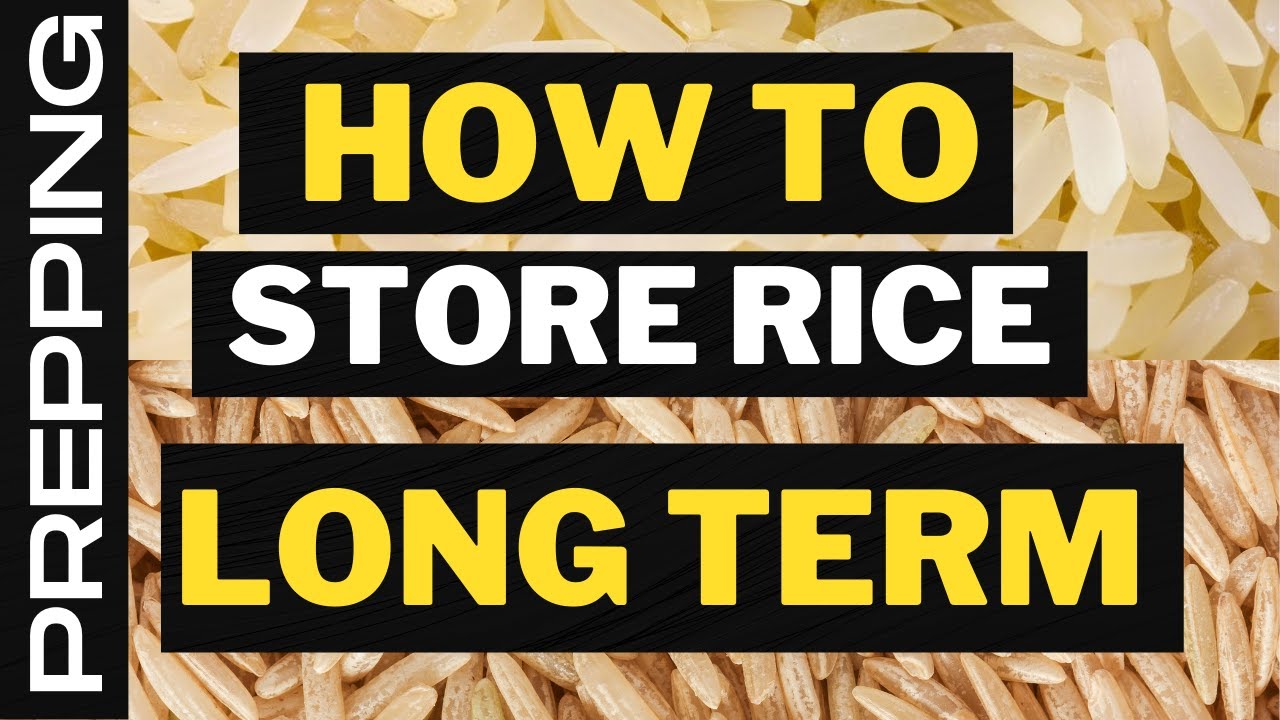 How To Store Rice Long Term? | Long Term Rice Storage | Rice Storage