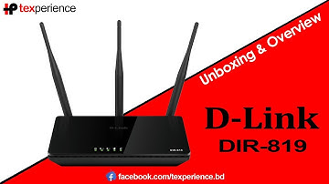 D-Link | DIR-819 | Wireless AC750 | Dual Band Router | Unboxing and Overview