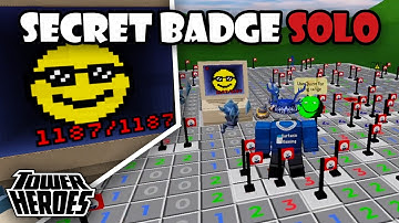 I Got the Minesweeper Master Badge SOLO in Tower Heroes (Full Gameplay)