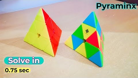 Master the Pyraminx Cube in Just 0.75 Seconds - Hindi Speedcubing Tutorial