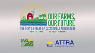 How to Build a Community Around Food - Dre Taylor
Track H: Transforming Urban Landscapes and Communities with Urban Agriculture. Session 1: Urban Agriculture in the Heart of the Country. Slide presentations and additional conference information is available at https://www.sare.org/Events/Our-Farms-Our-Future-Conference.
While consumer demand for local, fresh produce rises, the populations of urban areas across the country also grow. These trends highlight the need for urban agriculture in its many forms. In this session, you’ll explore three types of urban agriculture in Missouri and learn: how an organic farm school in Ferguson trains new farmers and develops markets for urban farm products; how rooftop farming contributes to a local food system and community development, with St. Louis’s Food Roof Farm as an example; how one organization’s aquaponics system in Kansas City grows people, diversifies the urban landscape and uses innovation to succeed.
Sustainable Agriculture Research and Education (SARE) provides grants and outreach to advance innovations that improve profitability, stewardship and quality of life. SARE is supported by the National Institute of Food and Agriculture, USDA. How to Build a Community Around Food - Dre Taylor