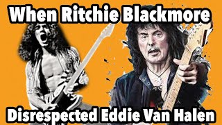 That Time Ritchie Blackmore Insulted Eddie Van Halen, Are The Rumours True about Ritchie?