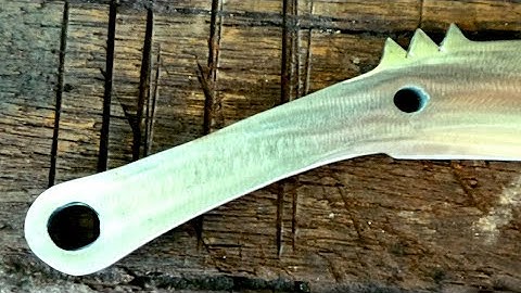 Blacksmithing! Forging A BIG KARAMBIT KNIFE.!