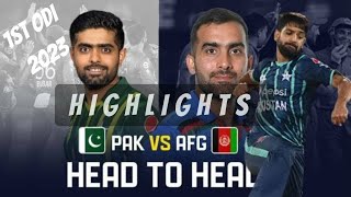 pak vs afg  full match highlights | 1st ODI | Haris Rauf takes 5wkts 😱#cricket