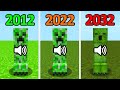 minecraft sounds in 2012 vs 2022 vs 2032