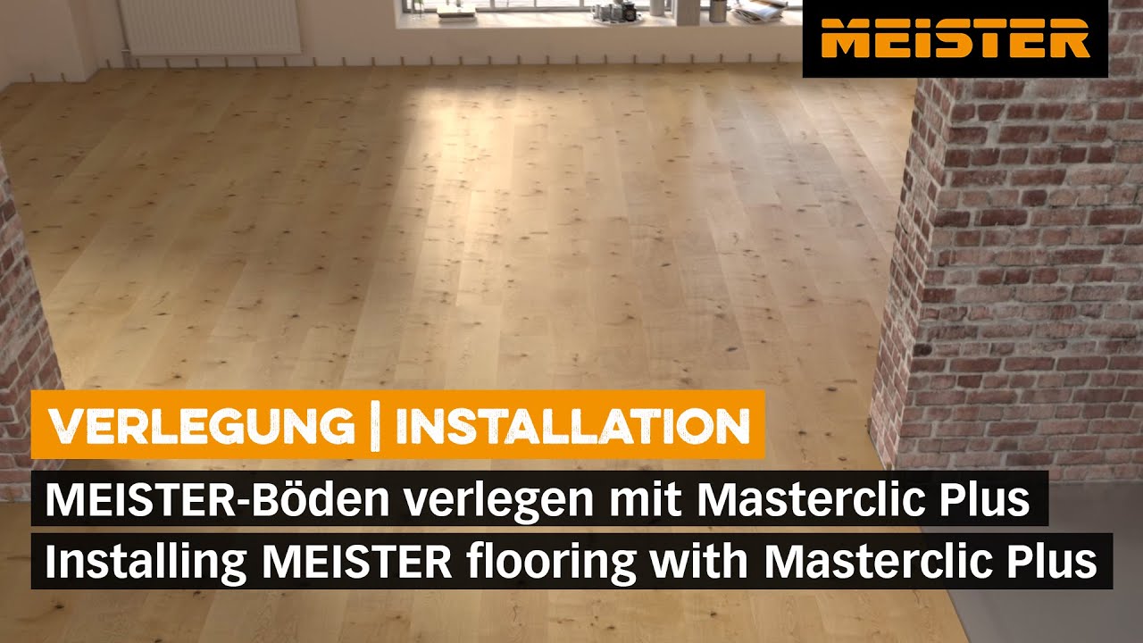 Update Boden verlegen mit MEISTER-Klicksystem Masterclic Plus | Installing flooring with Masterclic Plus