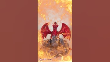 Painting a 3D Printed Dragon Arena Dice Tray for DnD.