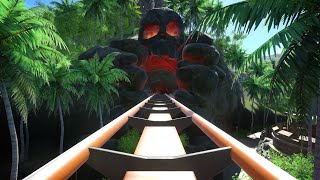 【4K60P】プラネットコースター ジェットコースター 「海賊体験コースター」/ Pirate Experience 'HiSpeed Epic Coaster' at Planet Coaster